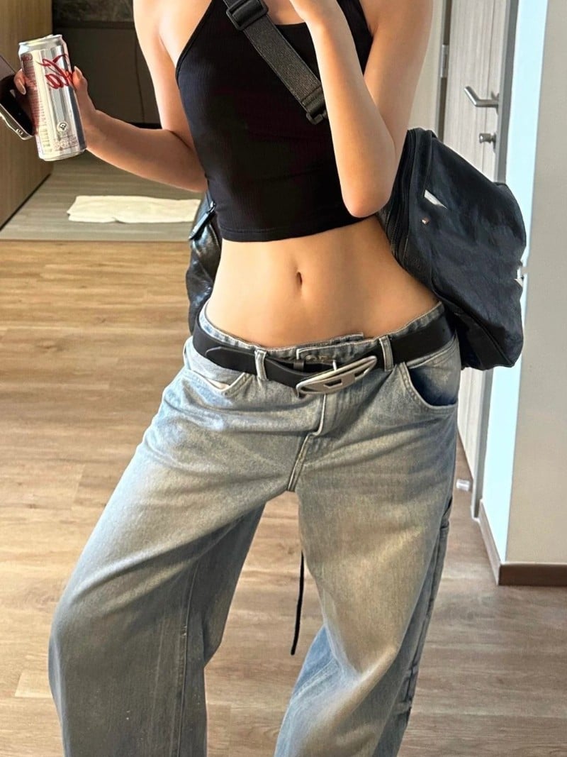Comfortable Fit Wide-leg Trousers