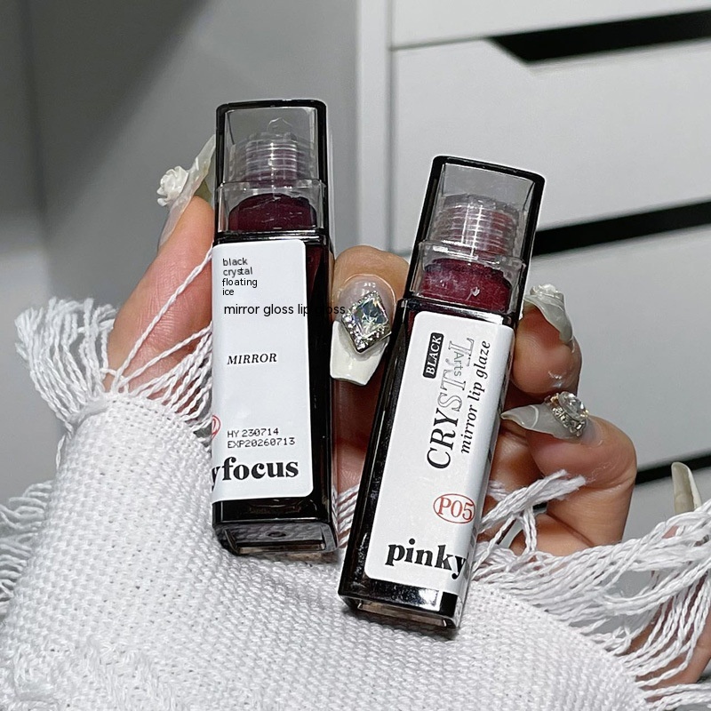 Black Crystal Water Gloss Mirror Lip Gloss