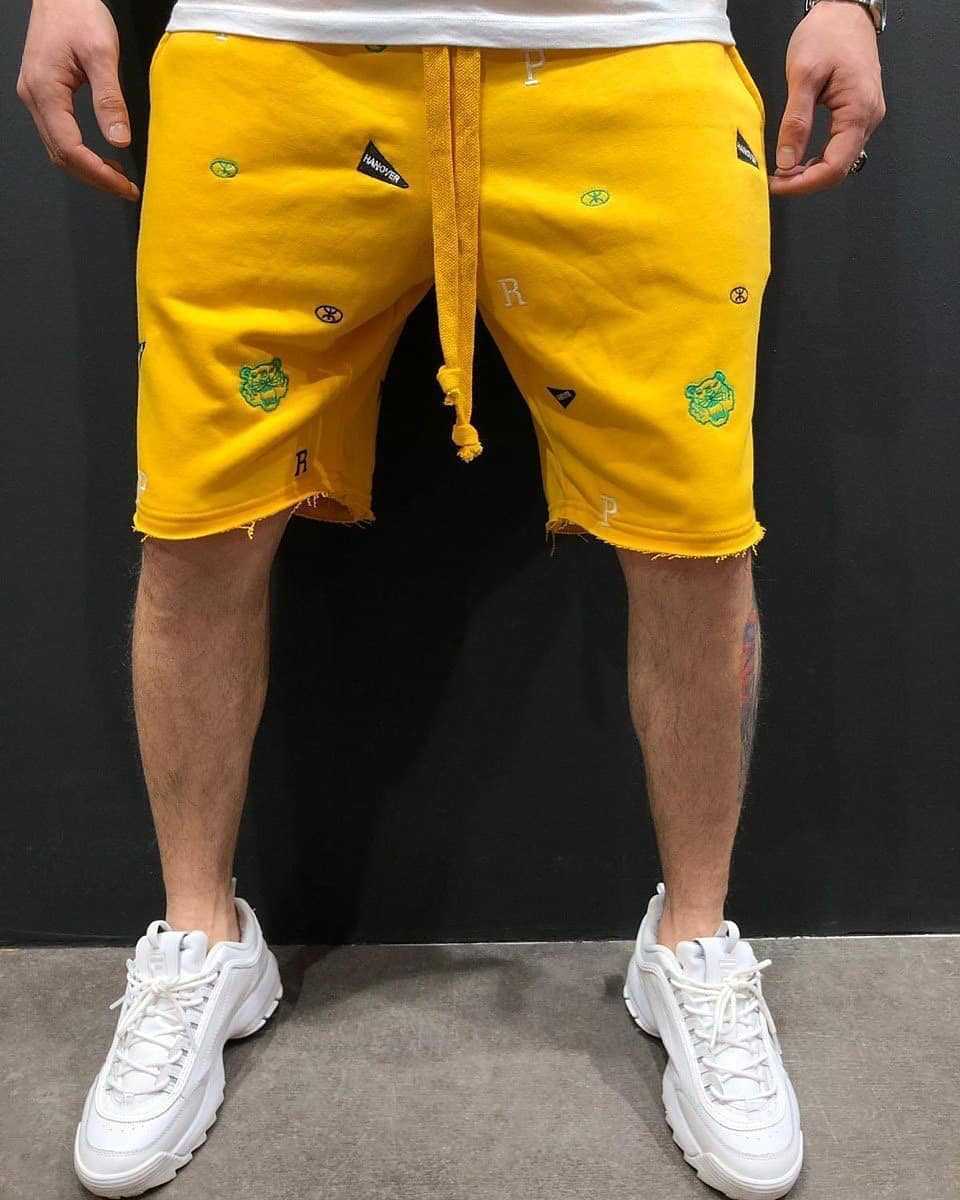 Embroidered Shorts Pants