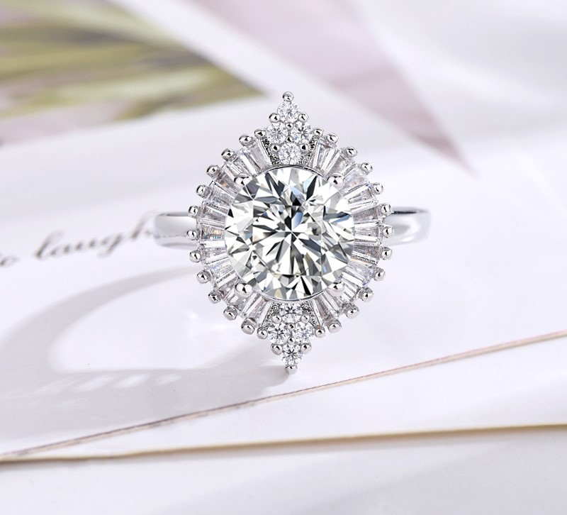 Moissanite Ring Image 2