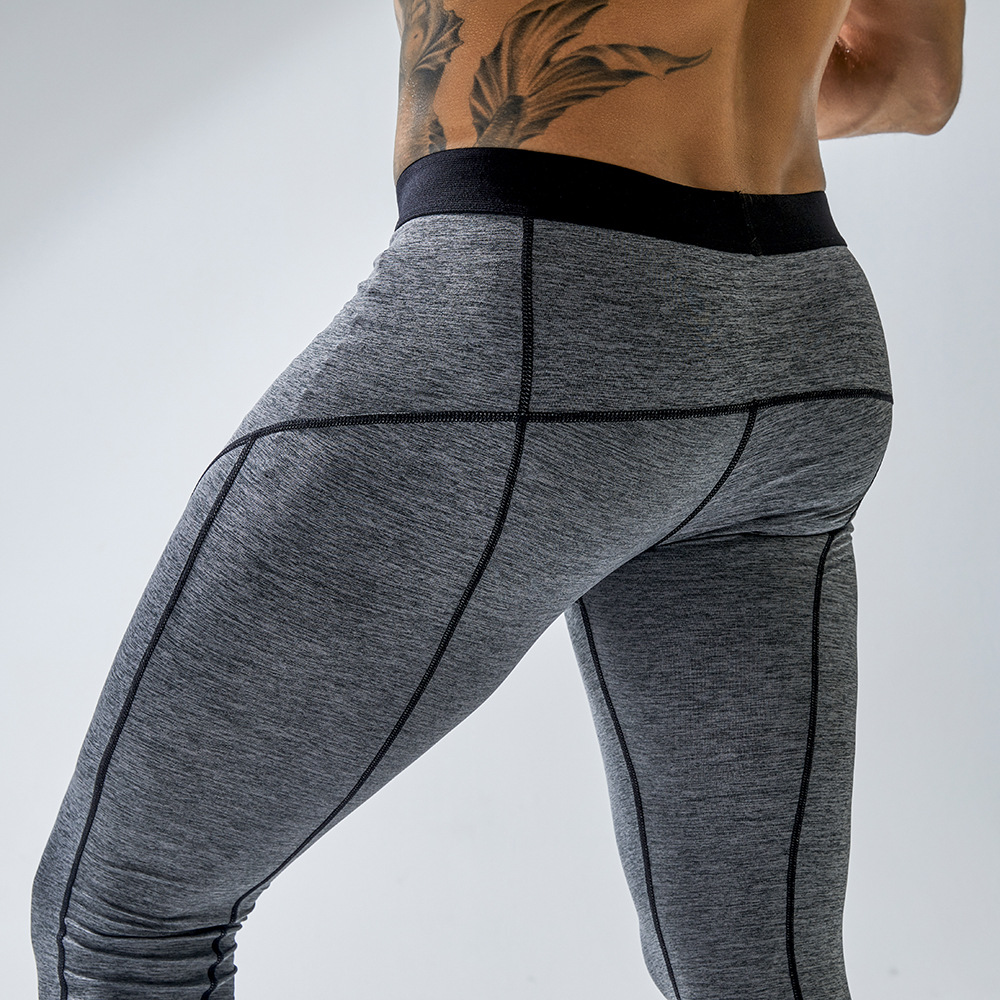 Pantalon d'entraînement pour hommes - Noir avec Rouge