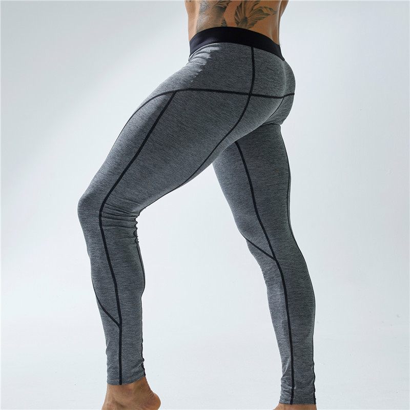 Pantalon d'entraînement pour hommes - Noir avec Bleu