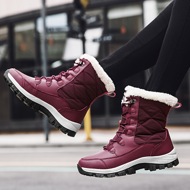 Botas de nieve con un aspecto elegante