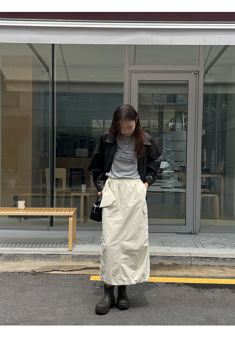 Black Workwear Skirt