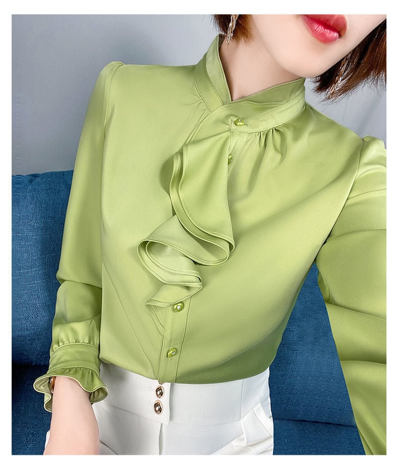 Satin Shirt Pink