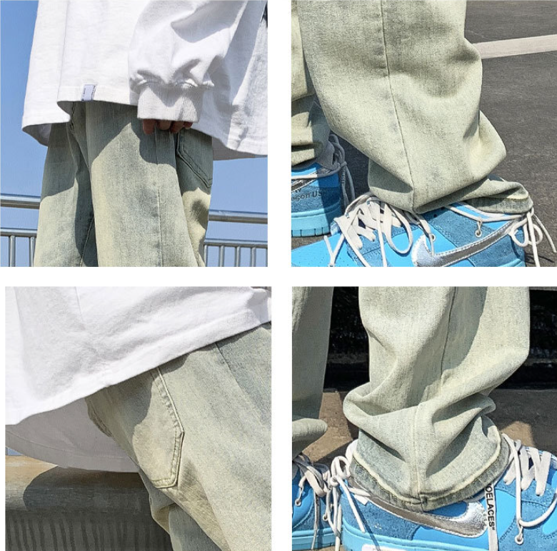 Men's Loose Fit Vintage Jeans