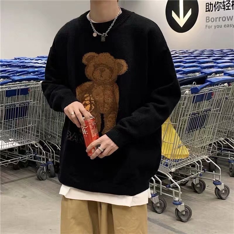 Apricot Bear Sweater