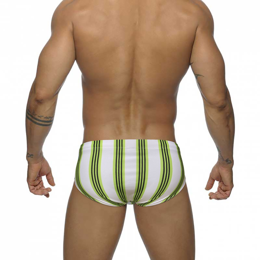 Striped Swim Briefs Image 4