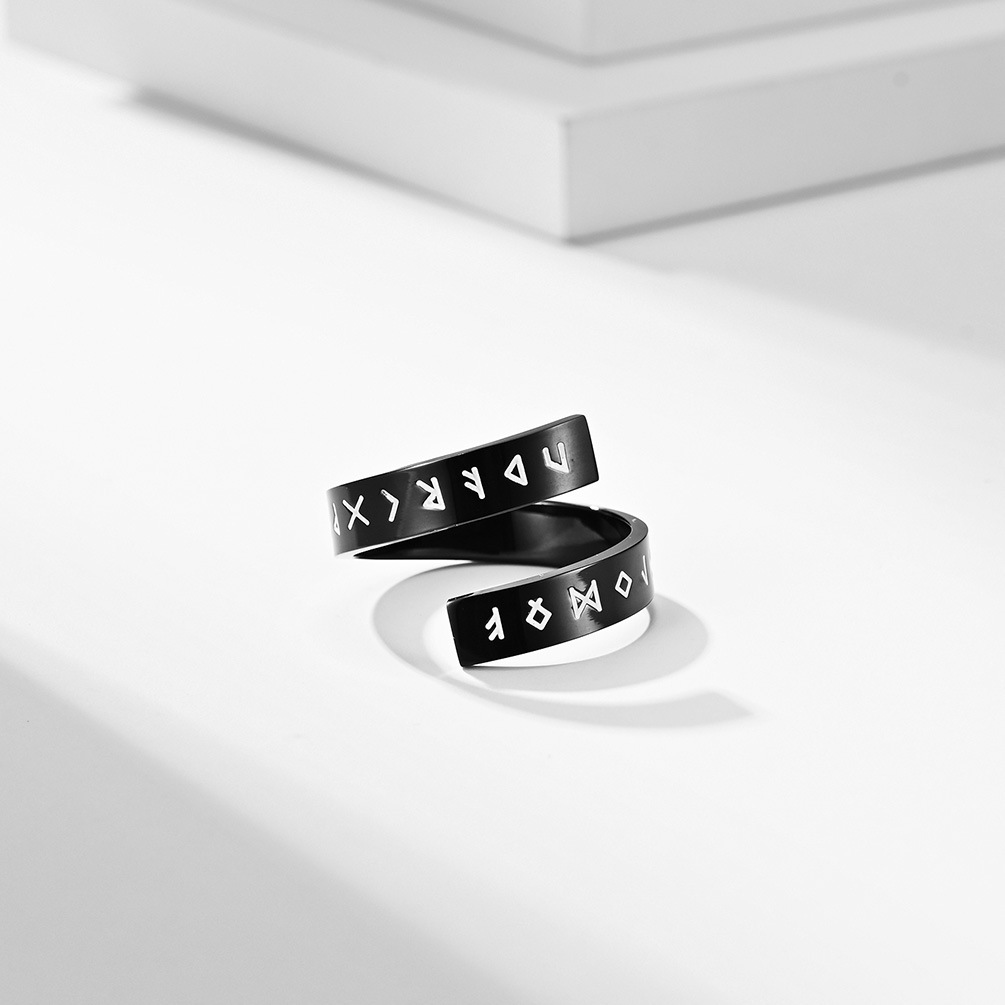 Personalized Titanium Steel Ring 1