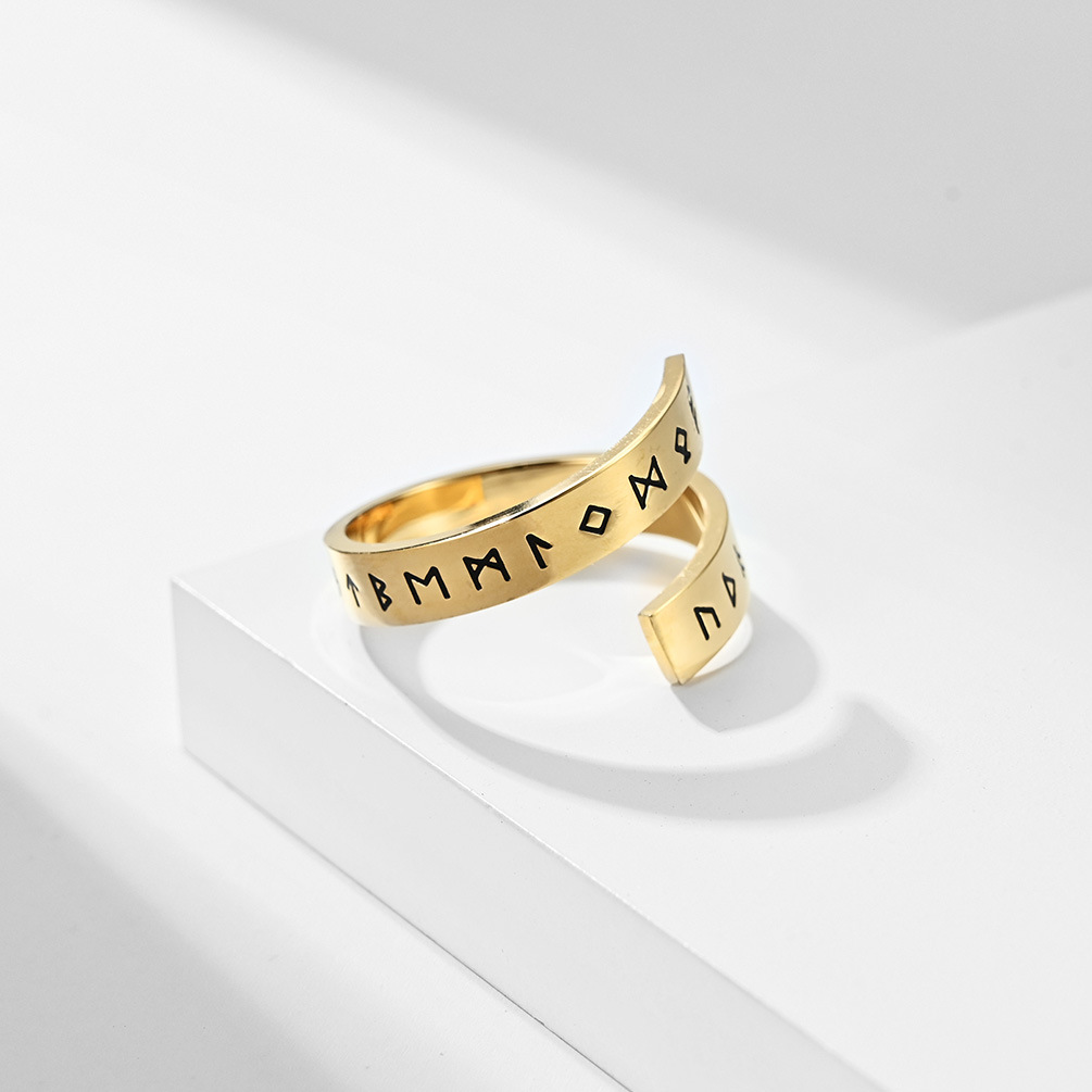 Personalized Titanium Steel Ring 3