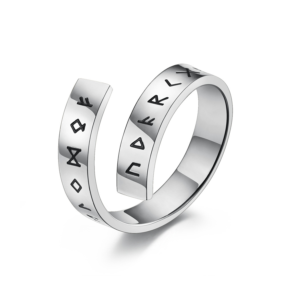 Personalized Titanium Steel Ring 5