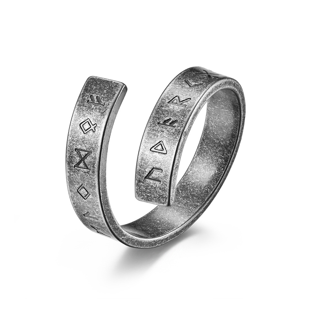 Personalized Titanium Steel Ring 8