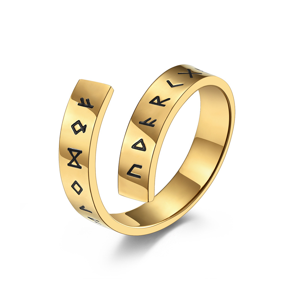 Personalized Titanium Steel Ring 7