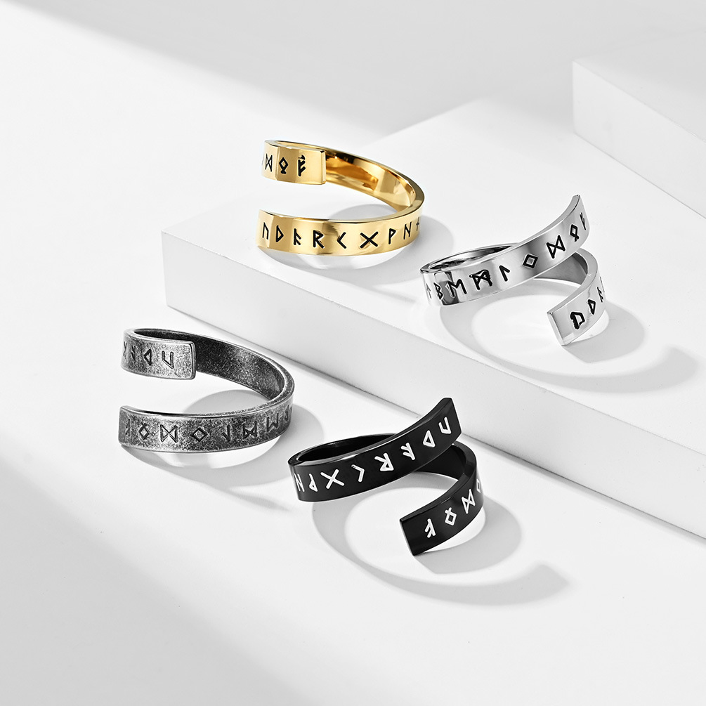 Personalized Titanium Steel Ring 4
