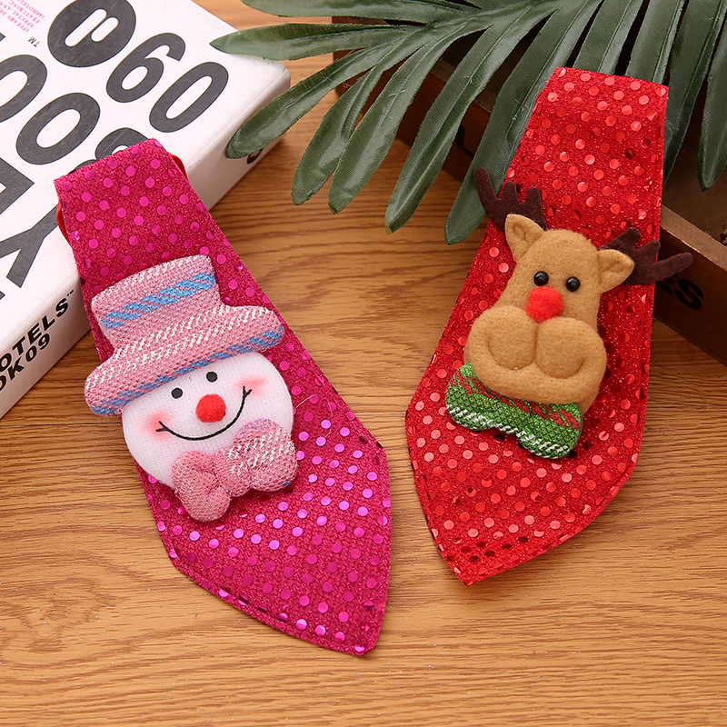 Christmas Sequins Tie Decoration 3
