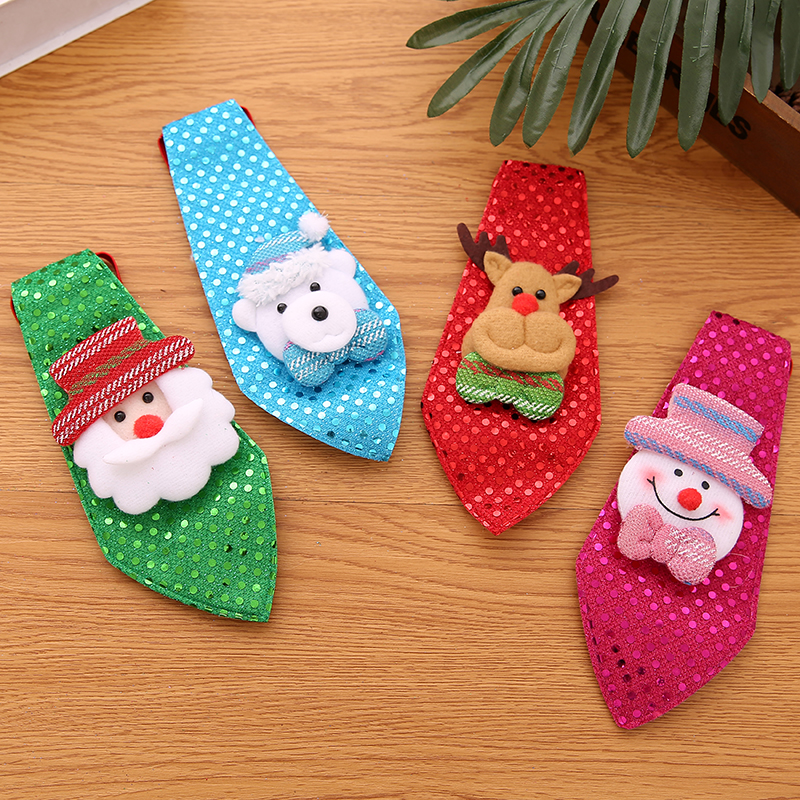 Christmas Sequins Tie Decoration 4