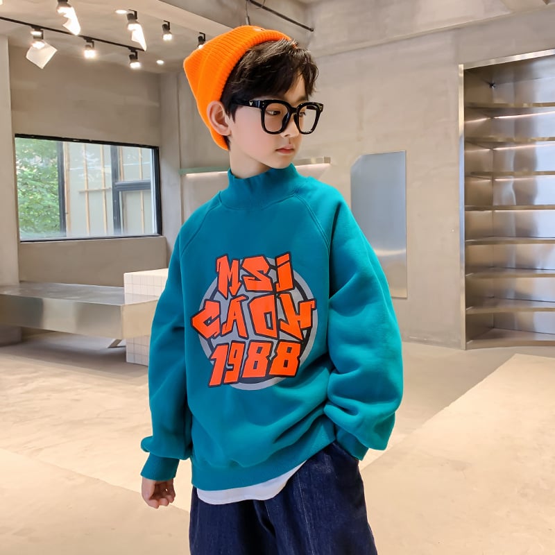 Boys Plus Fleece Sweater Blue