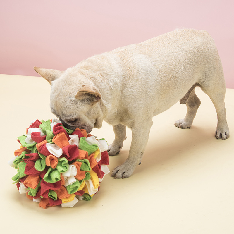 Hollow Bite Resistant Rubber Pet Food Toy - Style C