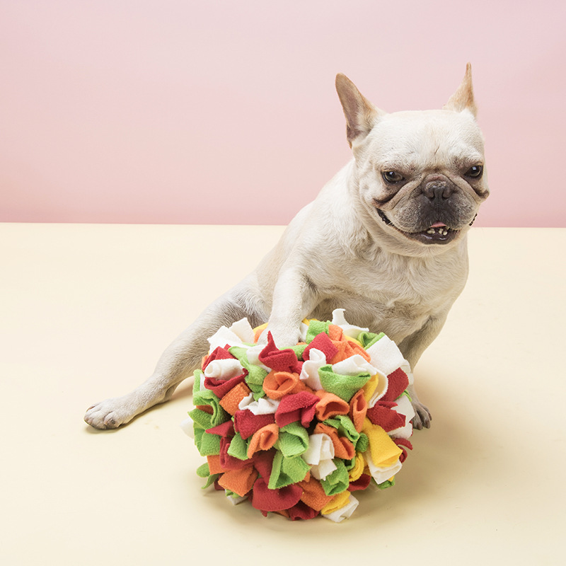 Hollow Bite Resistant Rubber Pet Food Toy - Style B