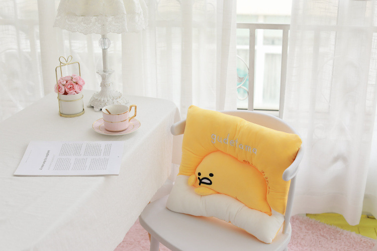 Comfortable Cartoon Egg Cushion