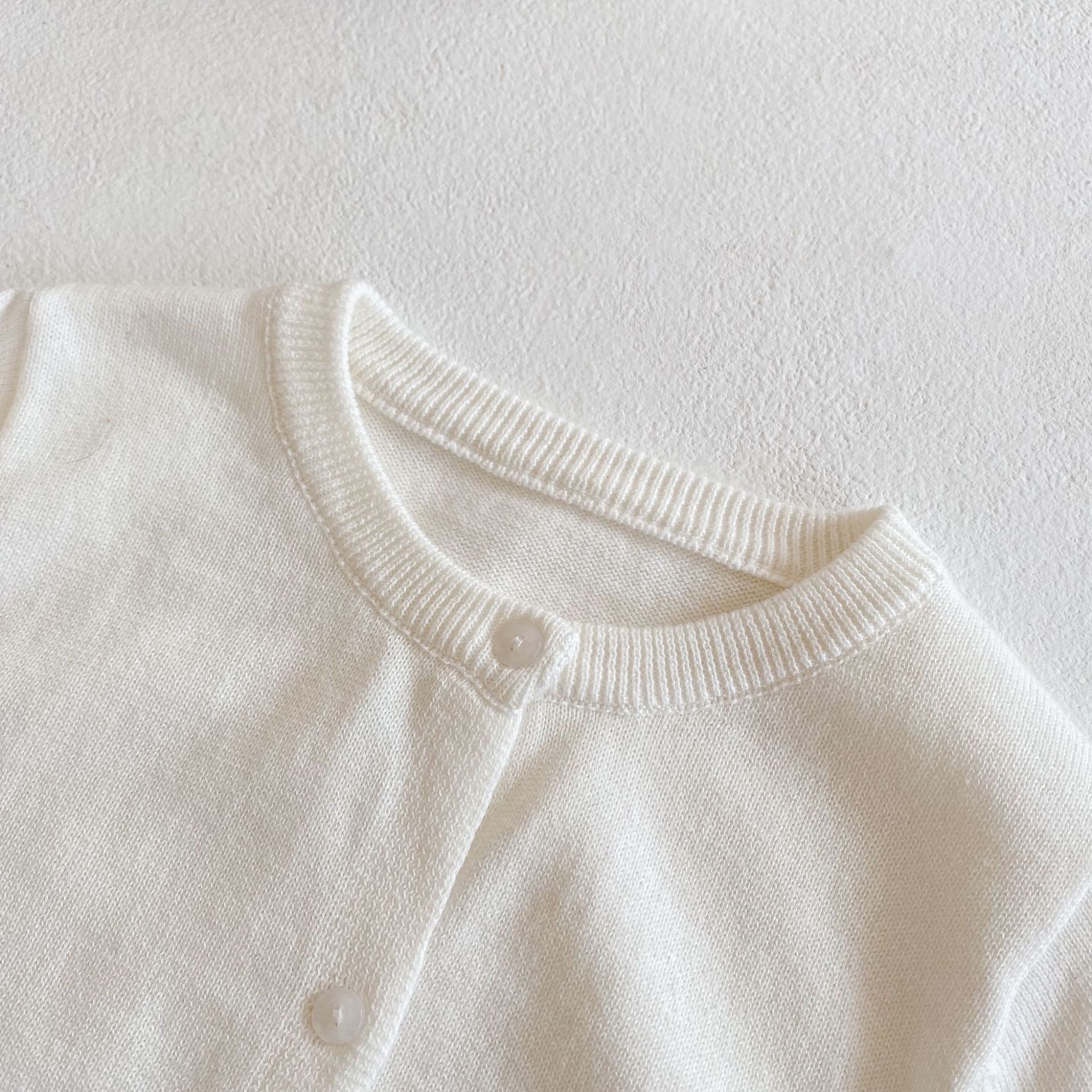 Boys' Color Contrast Hollow Cardigan Style 1