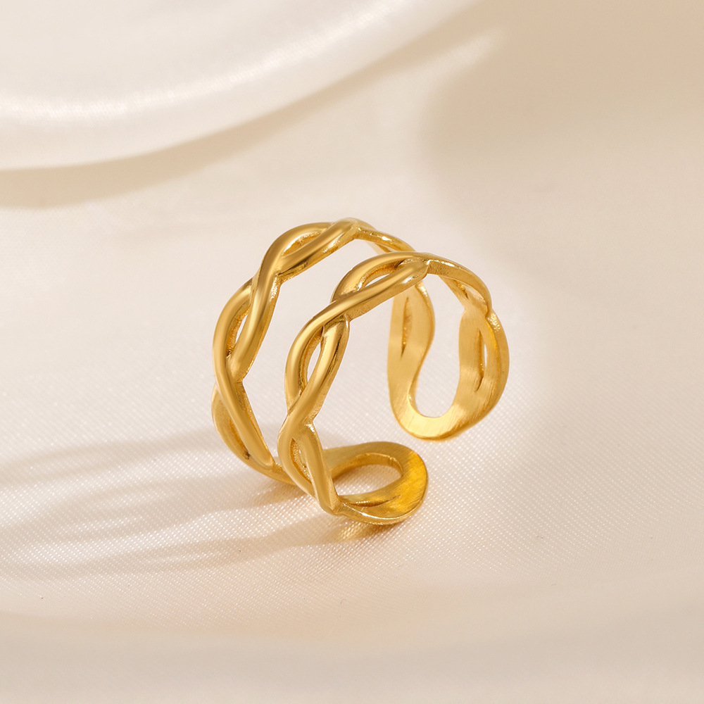 Gold Cross Ring
