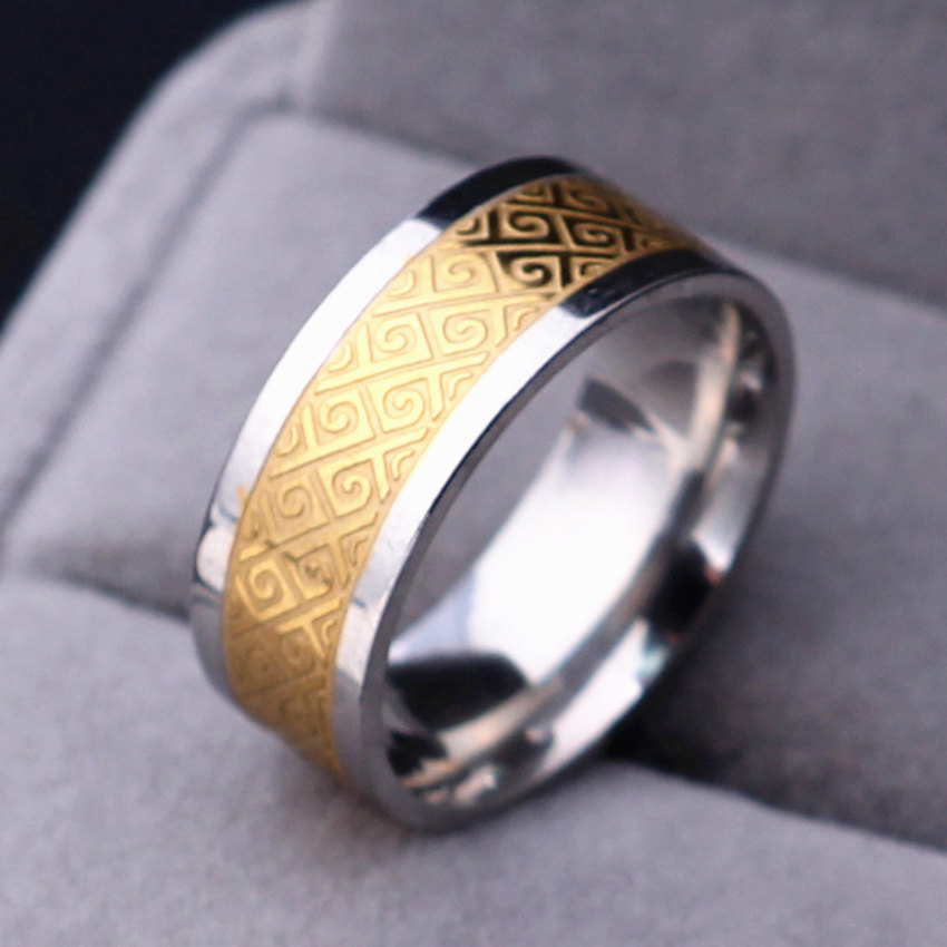 Men's Stainless Steel Xiangyun Ring Image 3