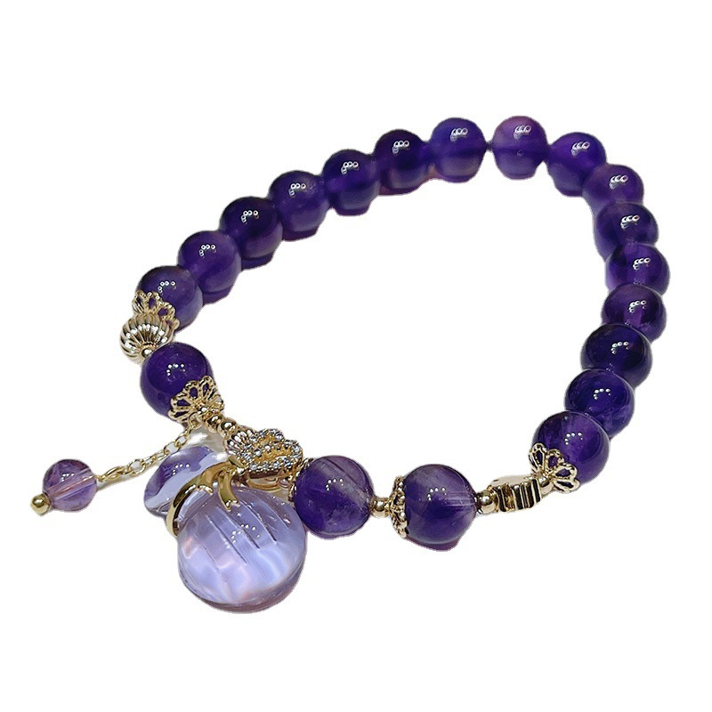 Korean Style Amethyst Retro Bracelet Image 1