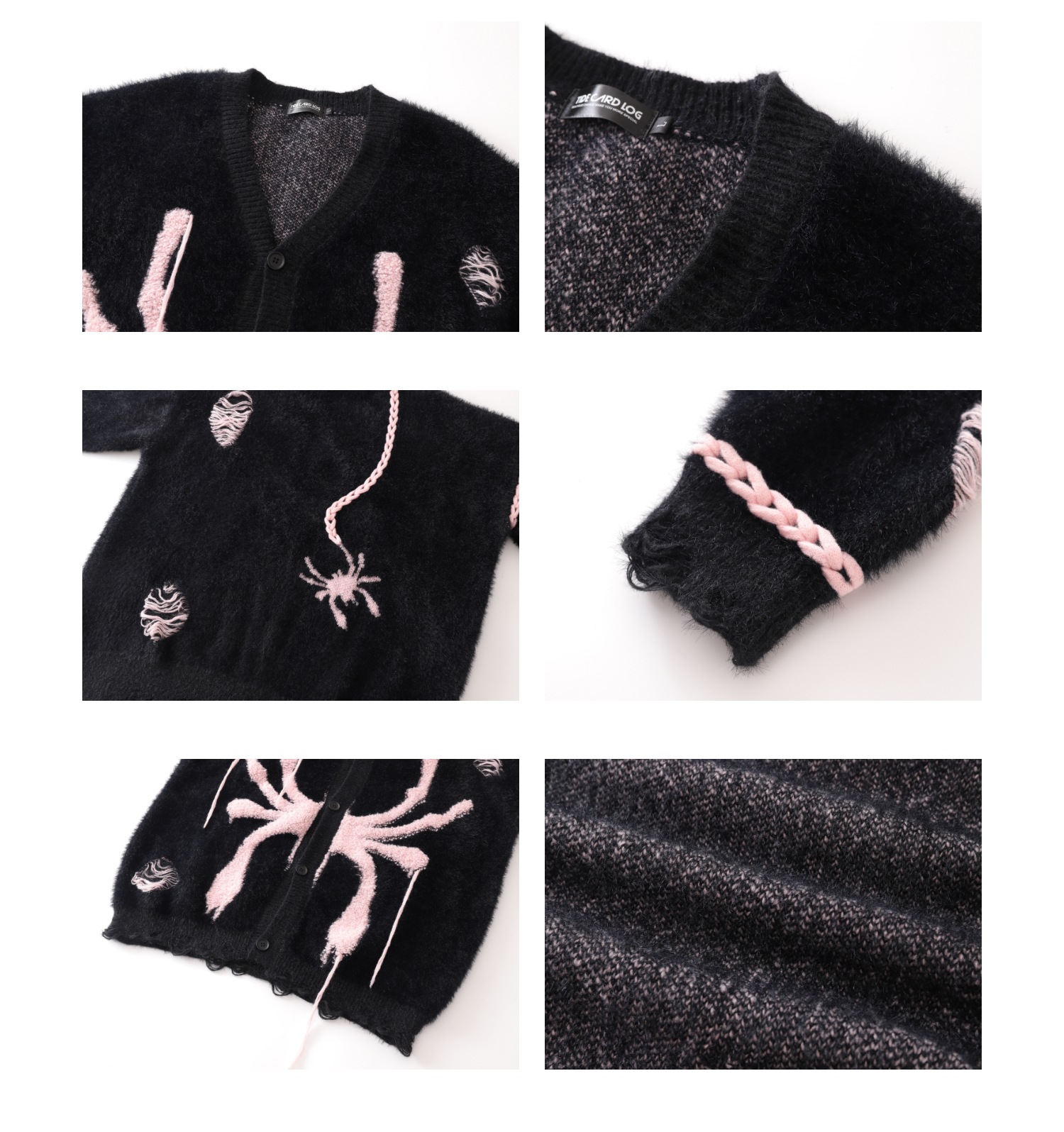 Loose Knitted Cardigan Couple Sweater Image 4