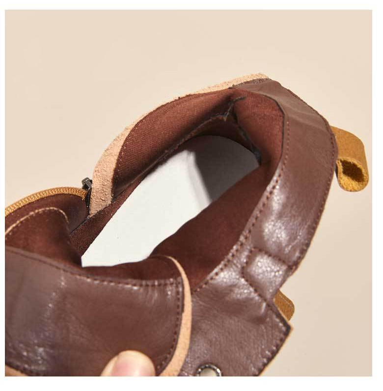 Retro Small Casual Short Boots