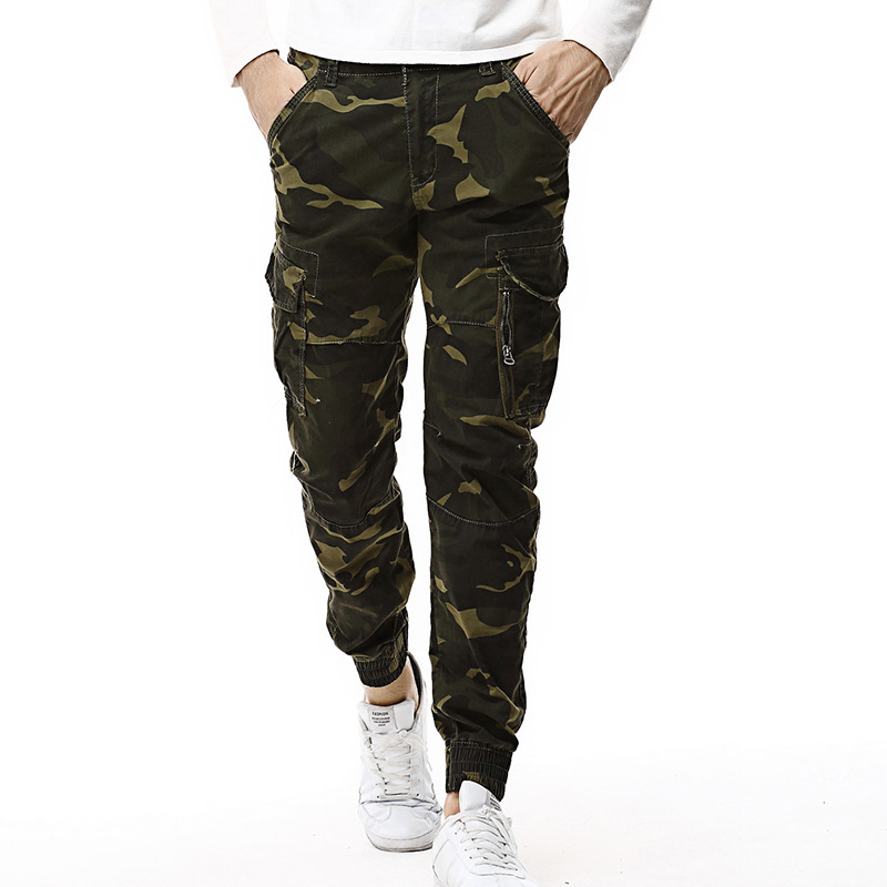Blue Gray Camouflage Pants