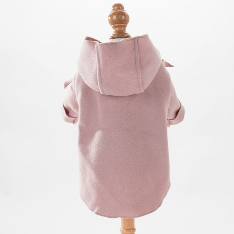 Pet in Pink Coat