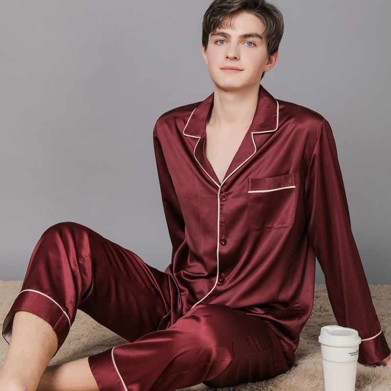 Silk Couple Pajamas