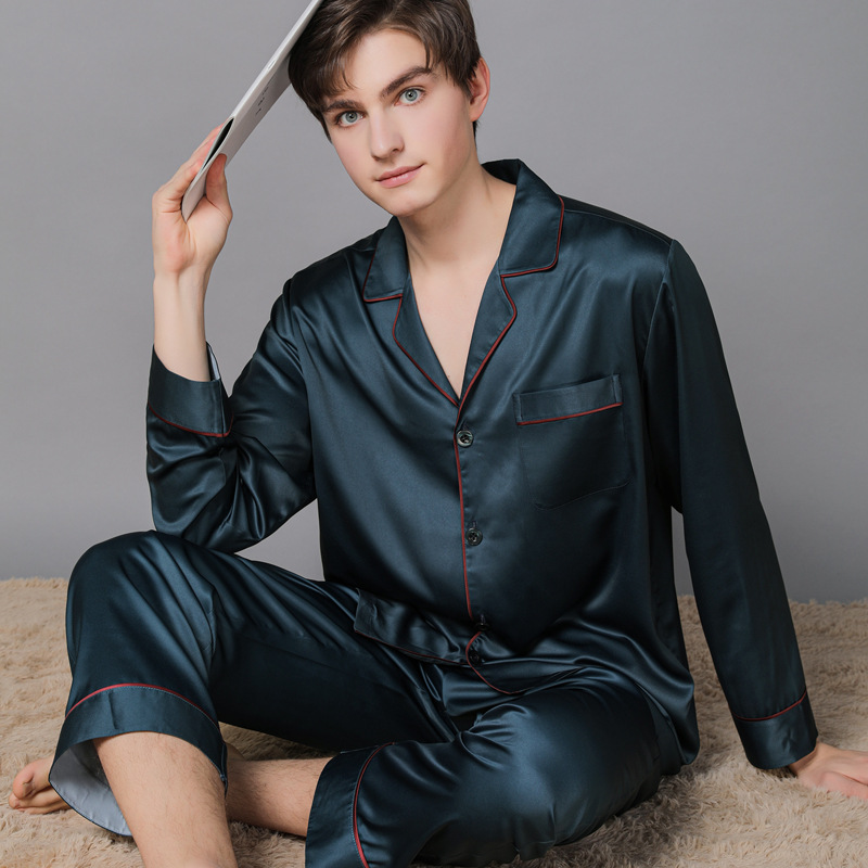 Silk Couple Pajamas