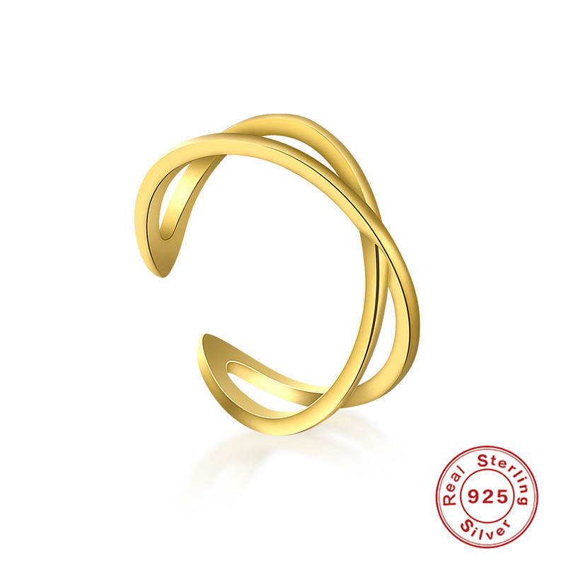 Platinum Cross Ring