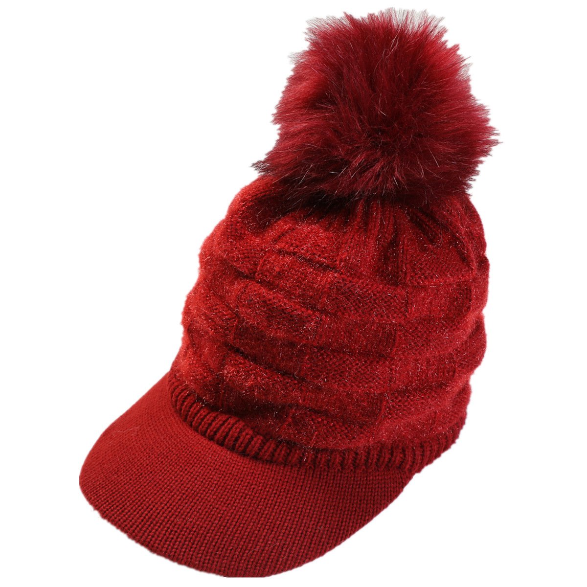 Thick Jacquard Square Knitting Wool Warm Hat - Image 10