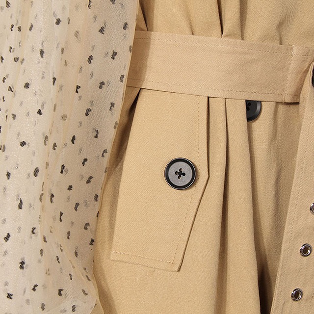 Trench coat look