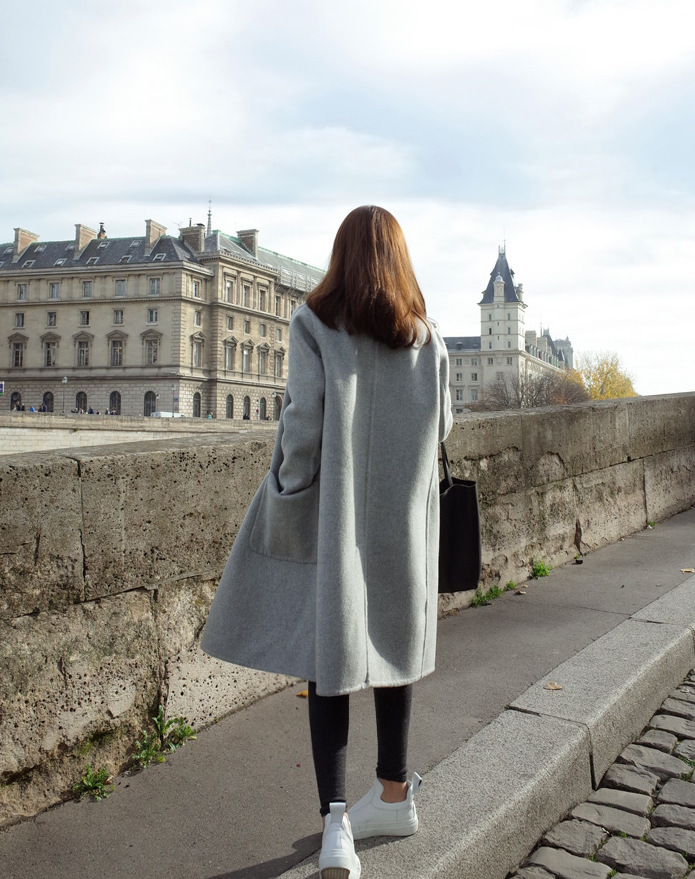 Women's Woolen Coat Image 3