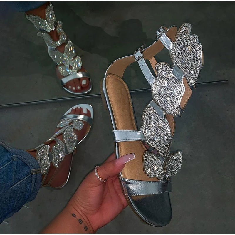 Flat Butterfly Sandals - Comfort and Style