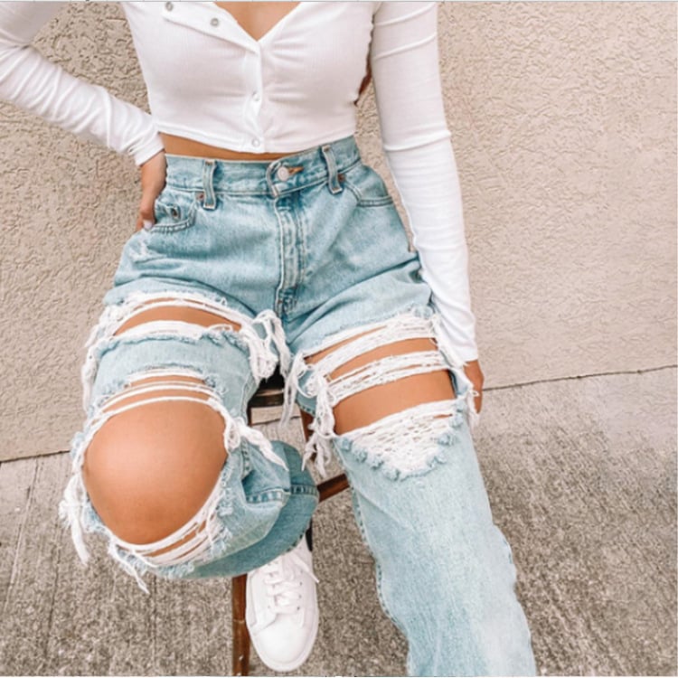 Denim Pants Image 3