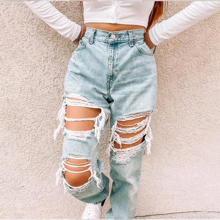 Denim Pants Image 4
