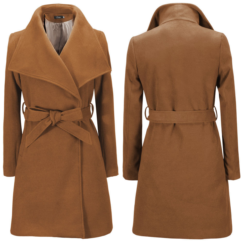 Women's Woolen Coat - Image 4