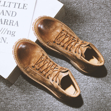Retro Martin Boots Side View