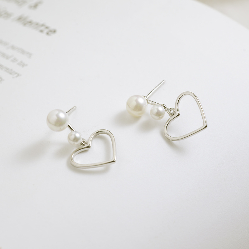 Hollow Love Earrings Image 5