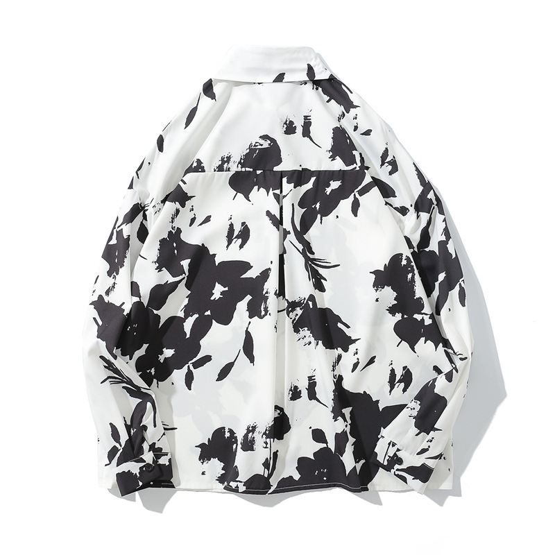 Long-sleeved shirt back view