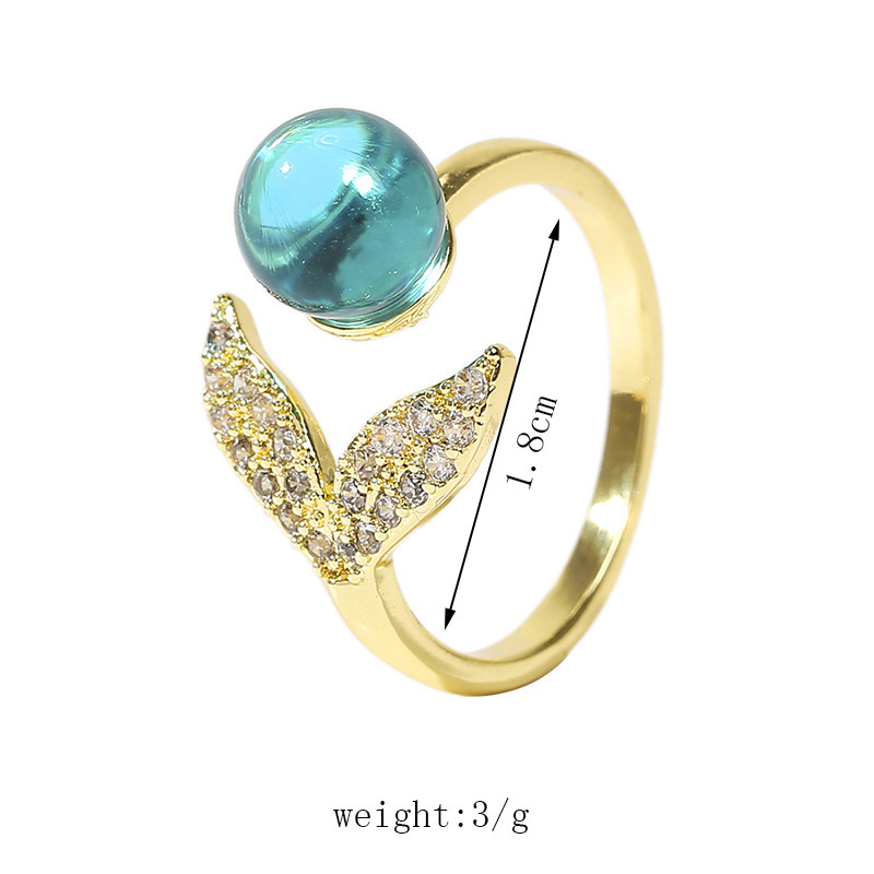 Ocean Beads Mermaid Tail Ring