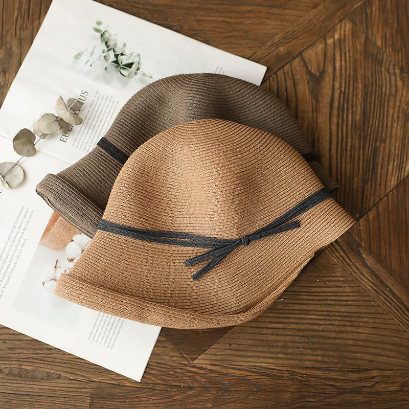 Women's Retro Foldable Sun Hat Image 5