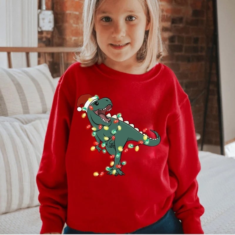 Children's Christmas Red Sweater 4