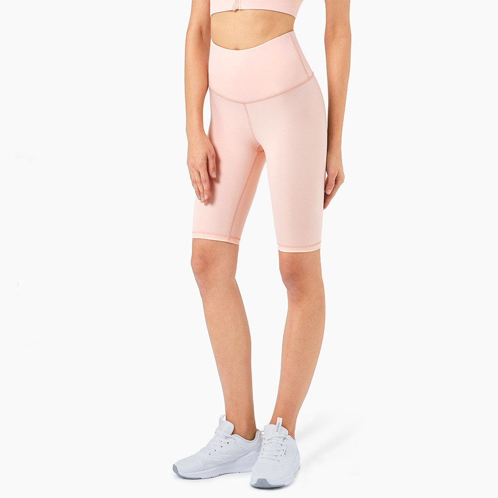 High Waist Tummy Peach Hip Fitness Shorts Image 3