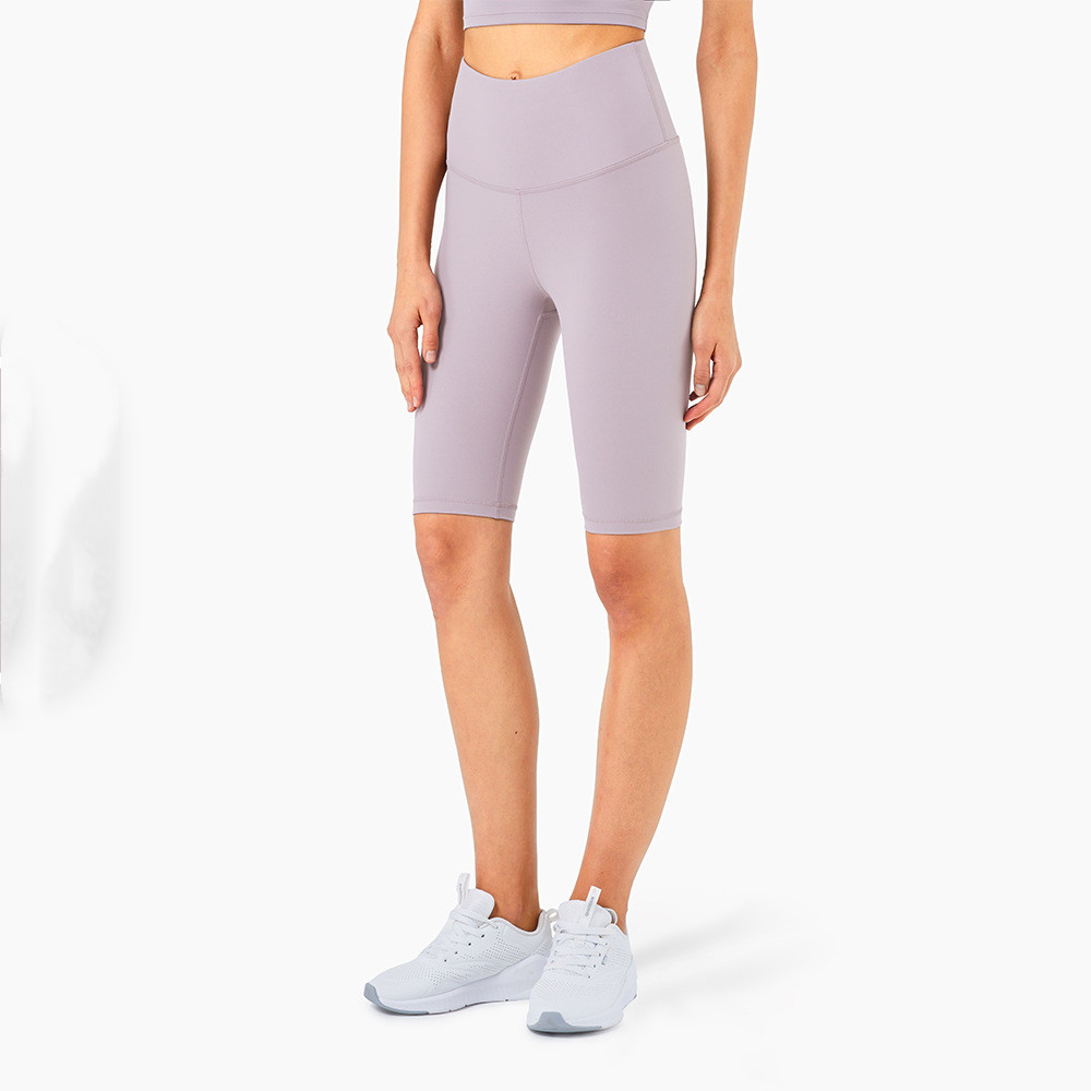 High Waist Tummy Peach Hip Fitness Shorts Image 2